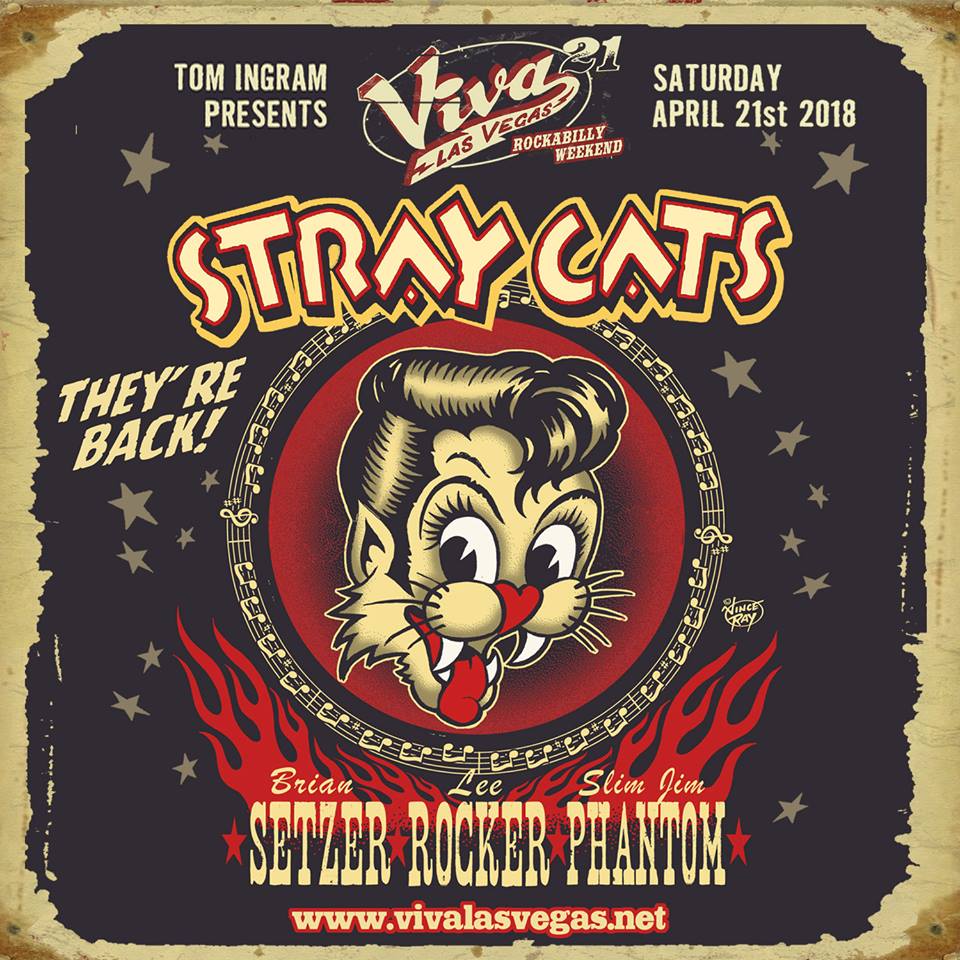News – Stray Cats au Festival Viva Las Vegas.
