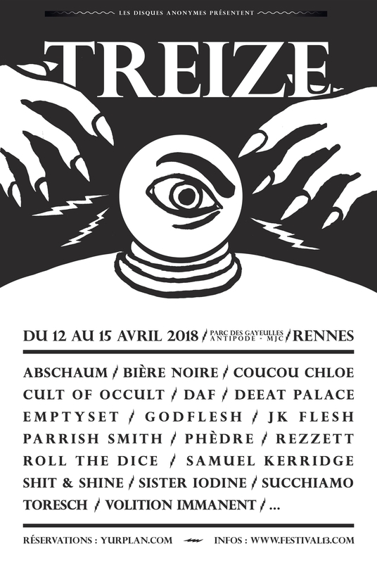 News – Festival Treize, du 12 au 15 avril 2018 à Rennes