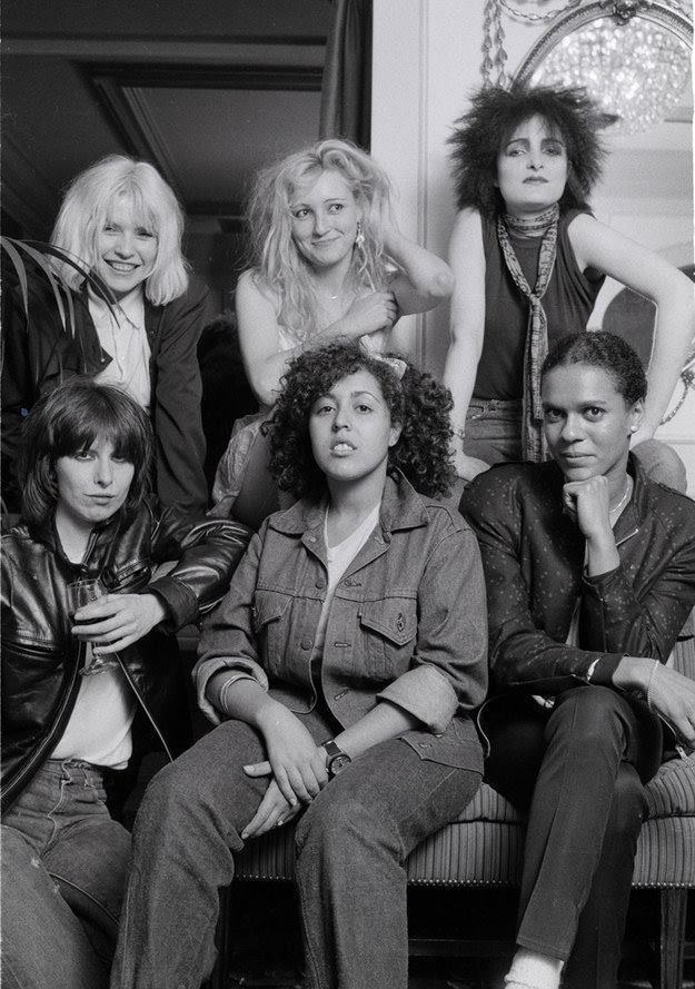 Pictures On My Wall – Chrissie Hynde (The Pretenders), Debbie Harry (Blondie), Viv Albertine (The Slits), Poly Styrene (X-Ray-Spex), Siouxsie Sioux (Siouxsie & the Banshees) and Pauline Black (The Selecter) in 1980