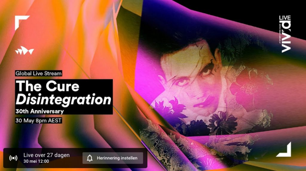 News – The Cure – Disintegration Tour – Retransmission live