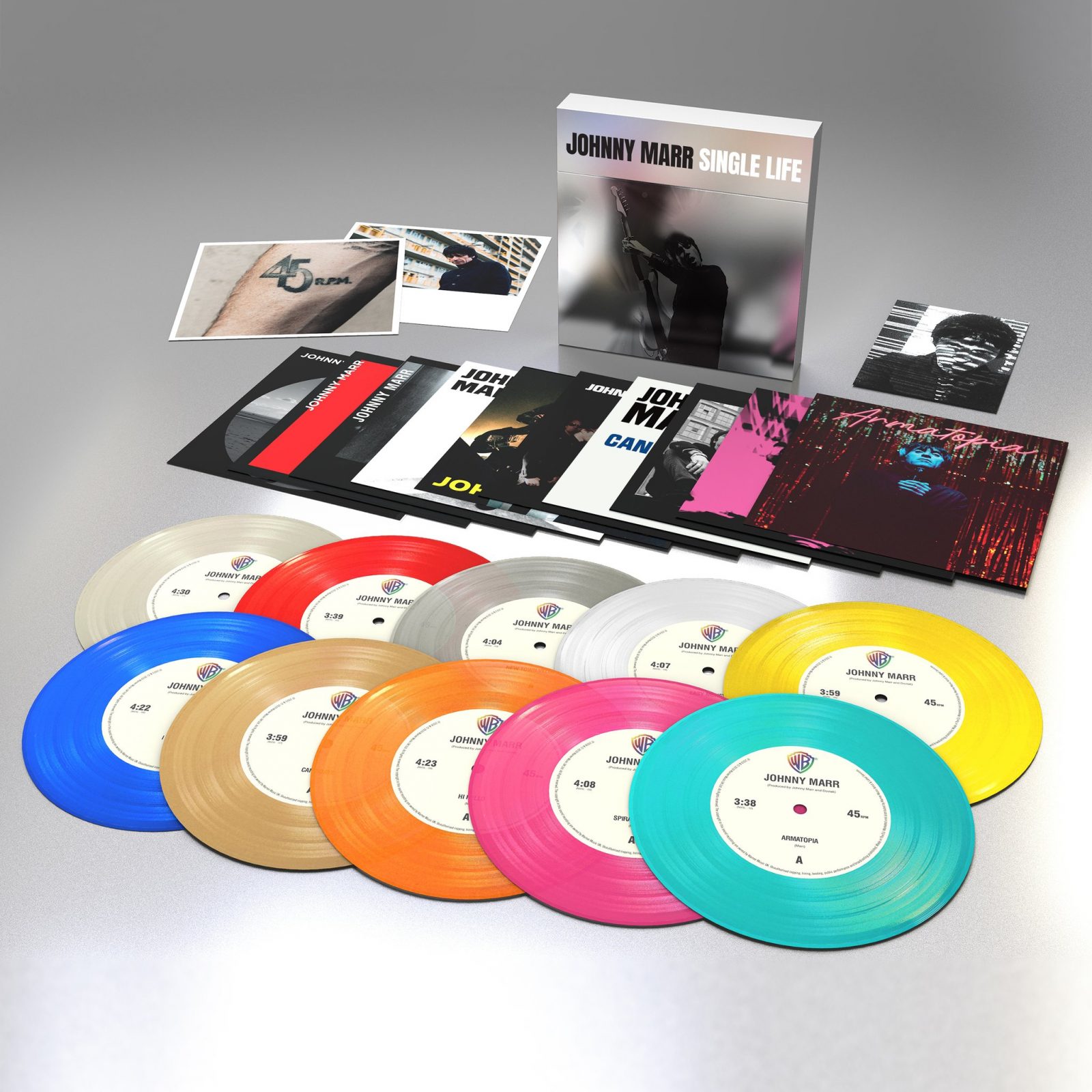 News – Johnny Marr – Single Life – Limited Edition 7” Box