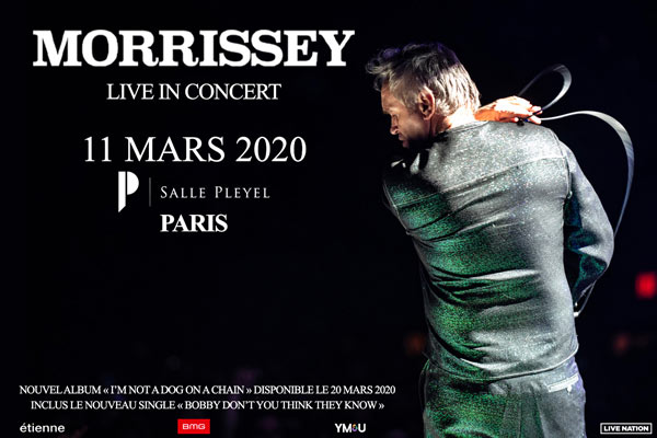 Bad News – Morrissey – Annulation du concert – Paris