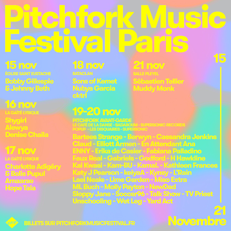 Festival – Pitchfork Music Festival 2021 – Paris