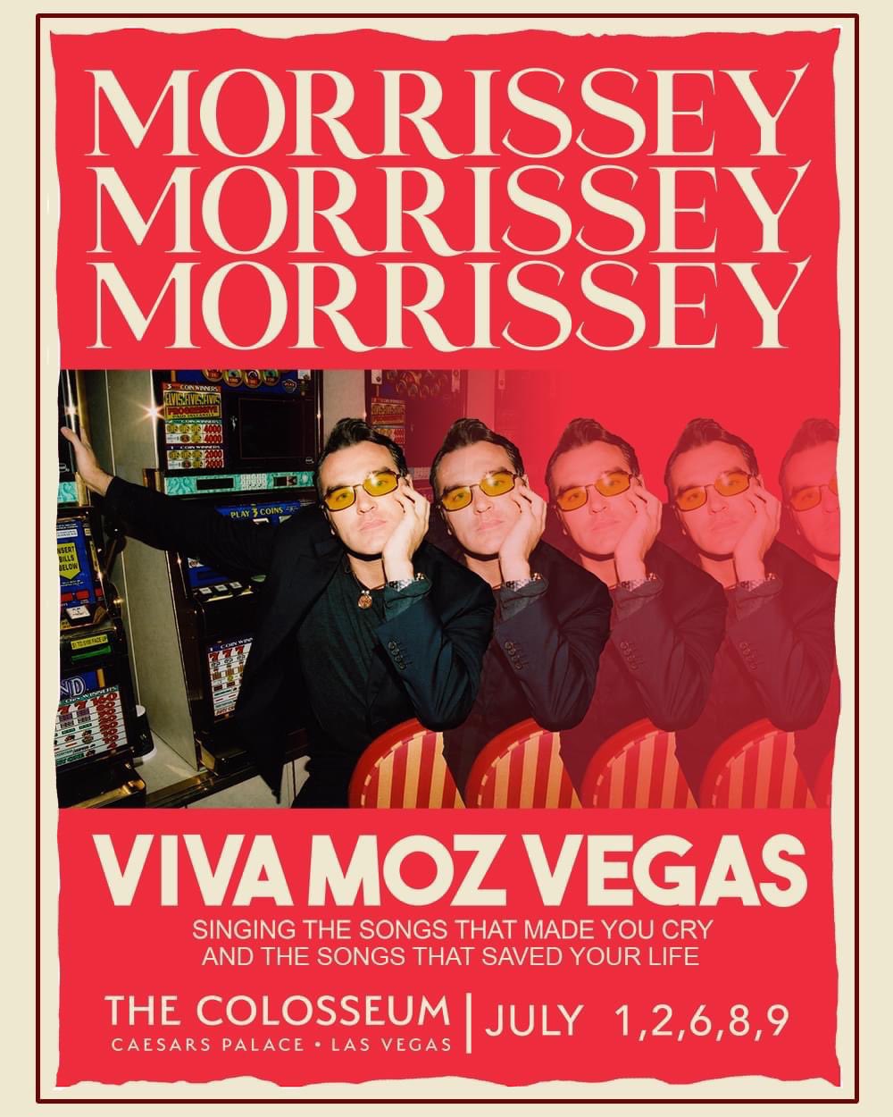 News – Morrissey – Viva Moz Vegas Residency 2022