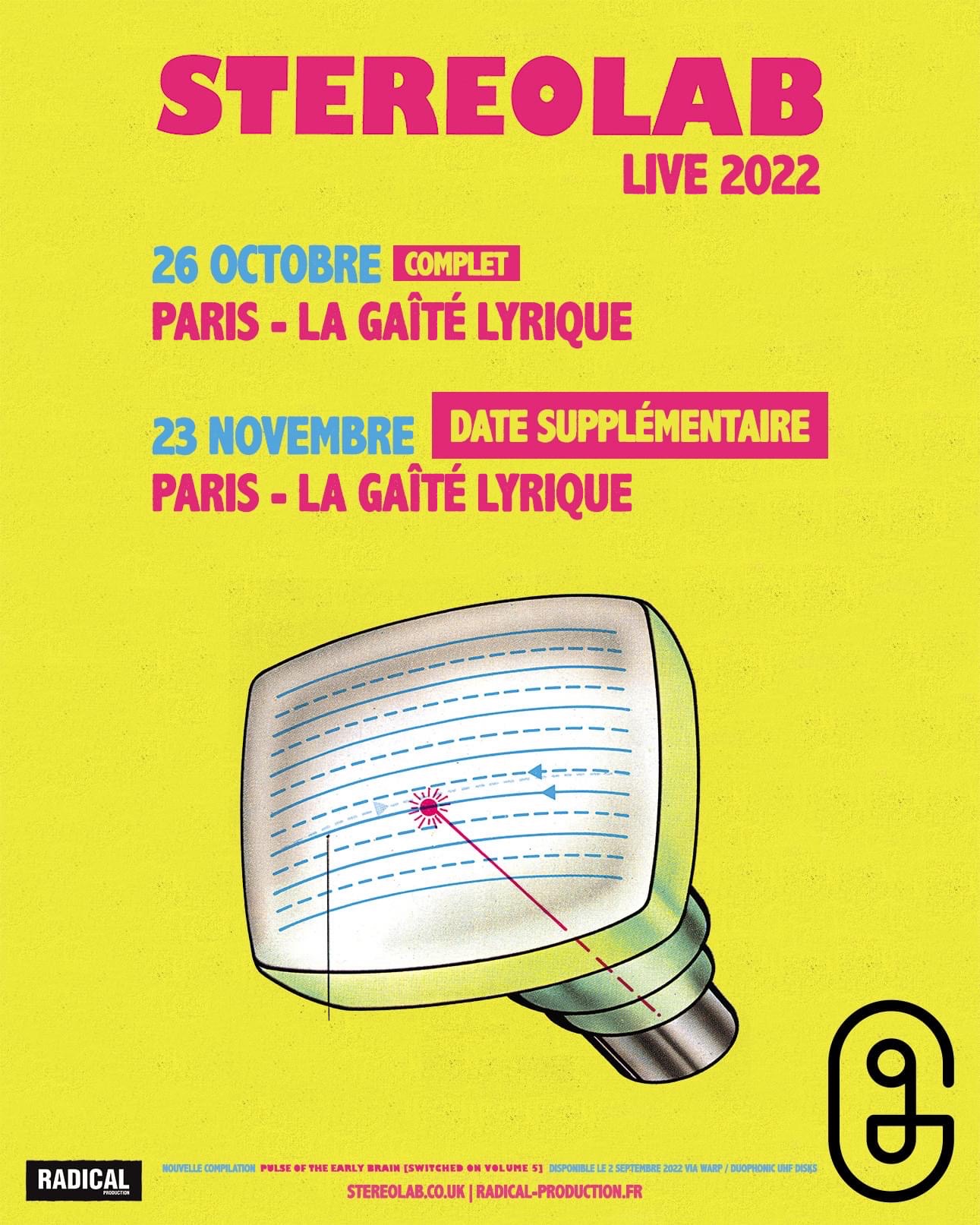 Bientôt En Concert Chez Nous – Stereolab – Une date supplémentaire à Paris