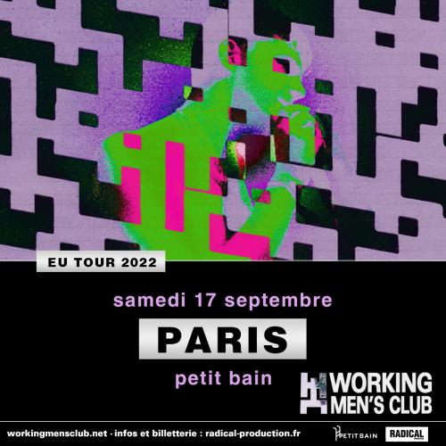 Live Report by Tuco – Working Men’s Club – Paris, Petit Bain – 17 septembre 2022