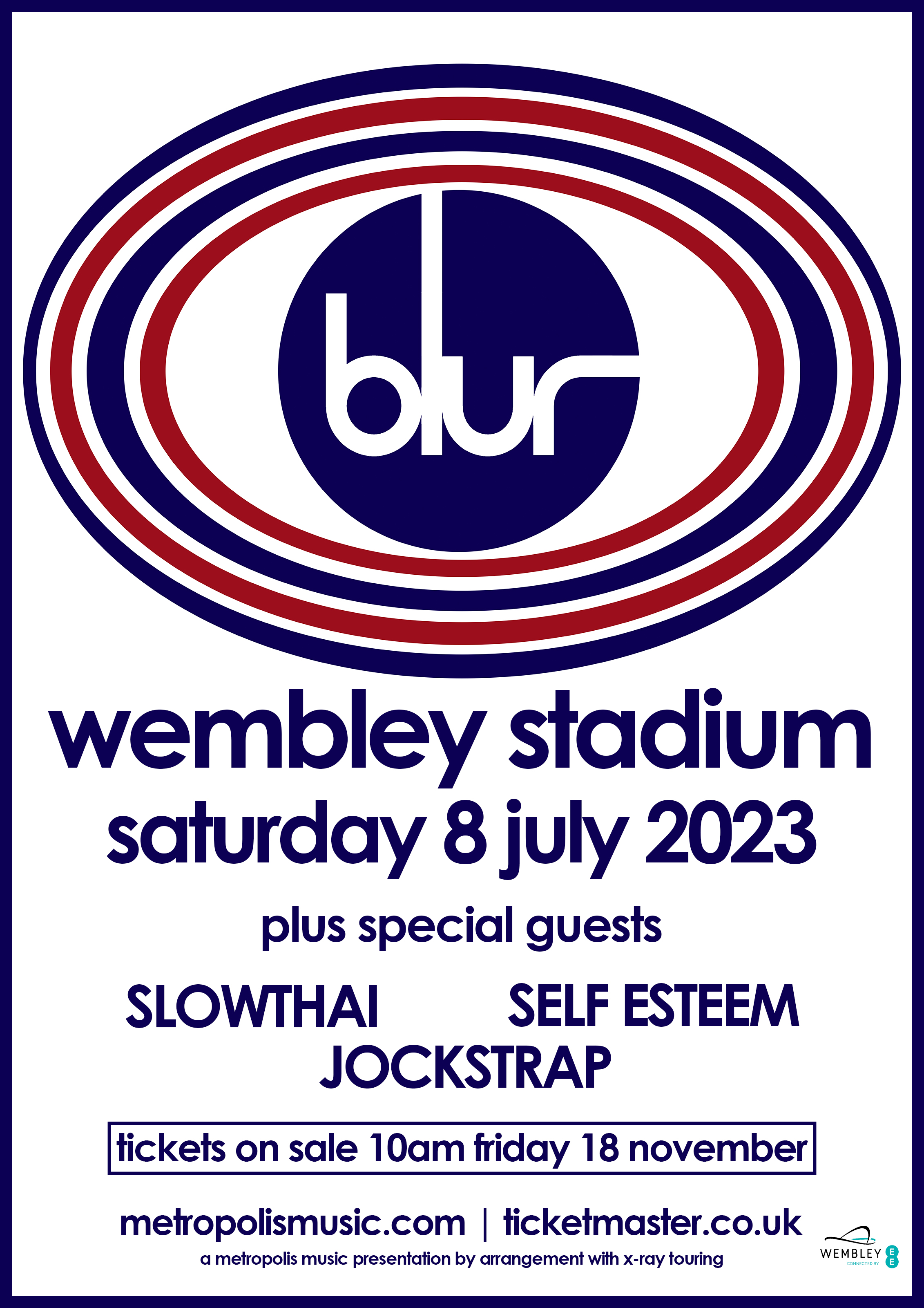 News – Blur – Wembley Stadium – 8/07/23