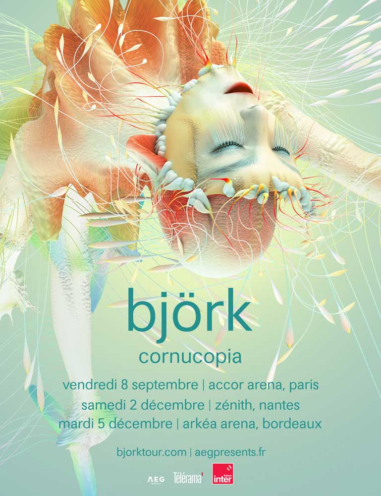Bientôt En Concert Chez Nous – Björk – Cornucopia Tour