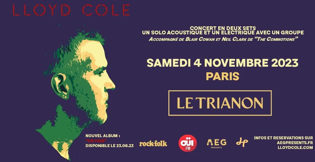 Bientôt En Concert Chez Nous – Lloyd Cole à Paris