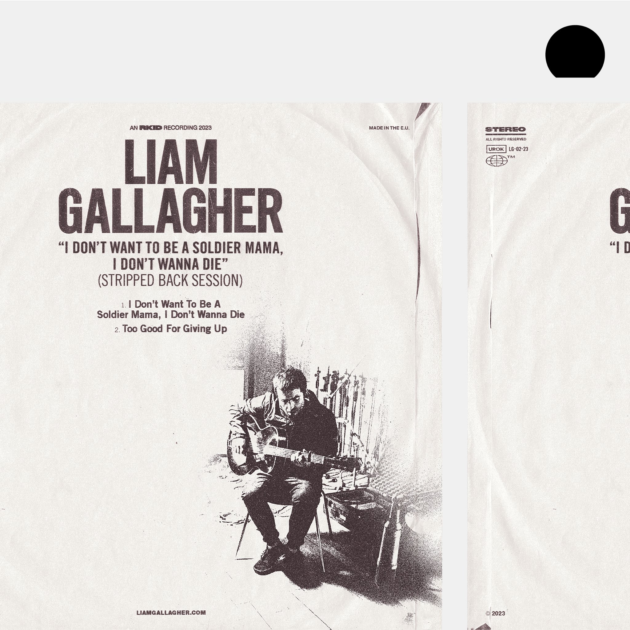 News – Liam Gallagher – I Don’t Want To Be A Soldier Mama, I Don’t Wanna Die (Stripped Back Session)