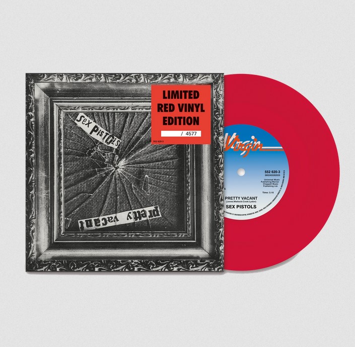 News – Sex Pistols – Pretty Vacant / No Fun – Red vinyl
