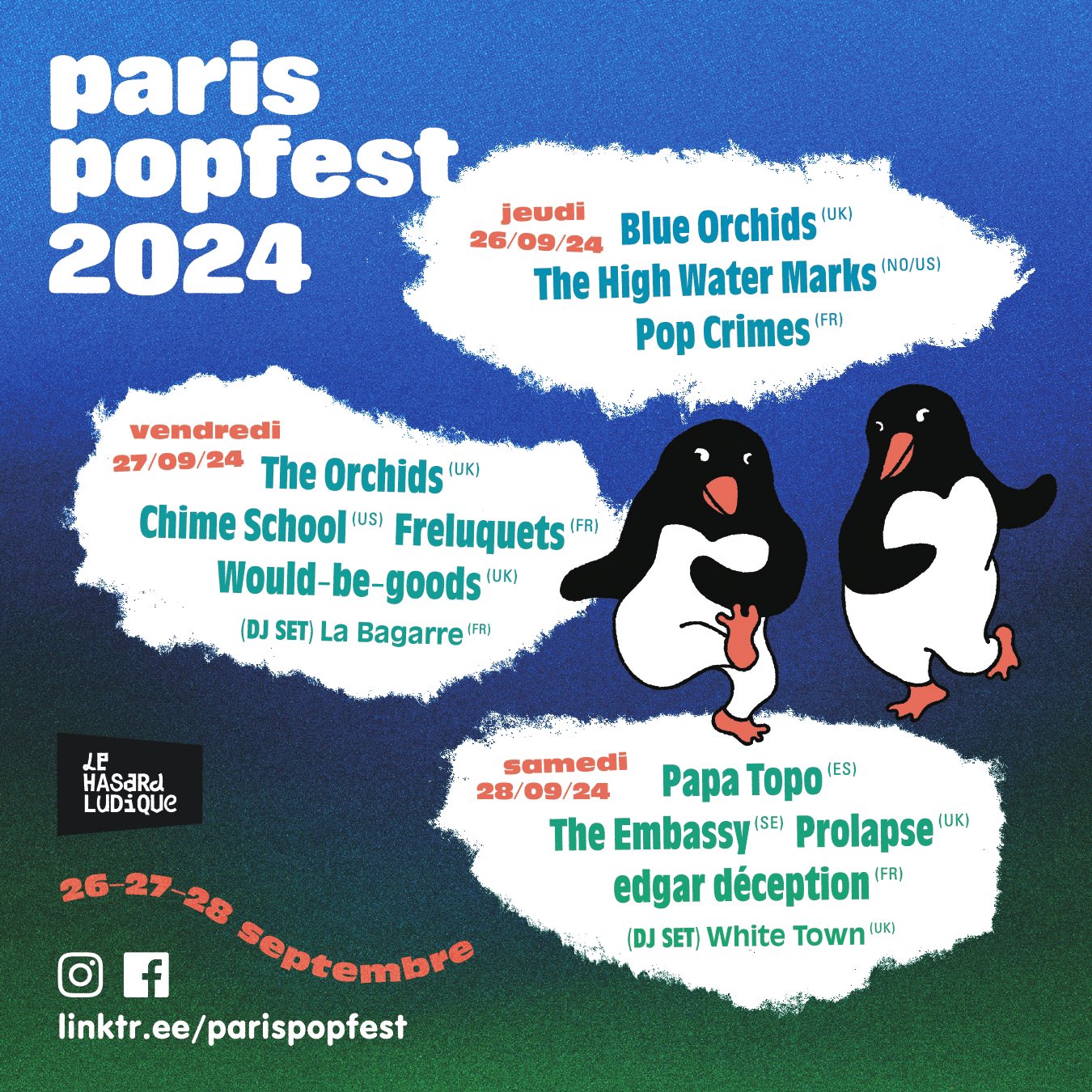Festival – Paris Popfest #6 – Programmation 2024