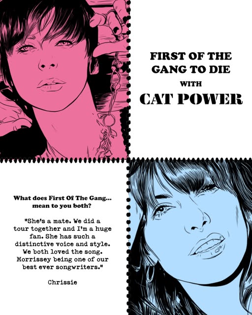News – Chrissie Hynde (feat. Cat Power) – First Of The Gang To Die (Morrissey cover)